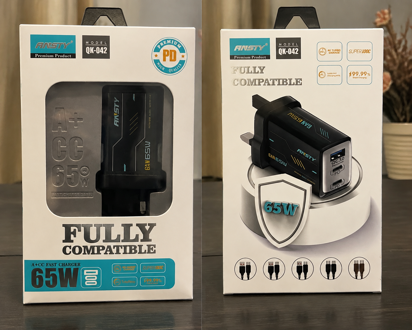 ANSTY QK-042 65W GaN Fast Charger