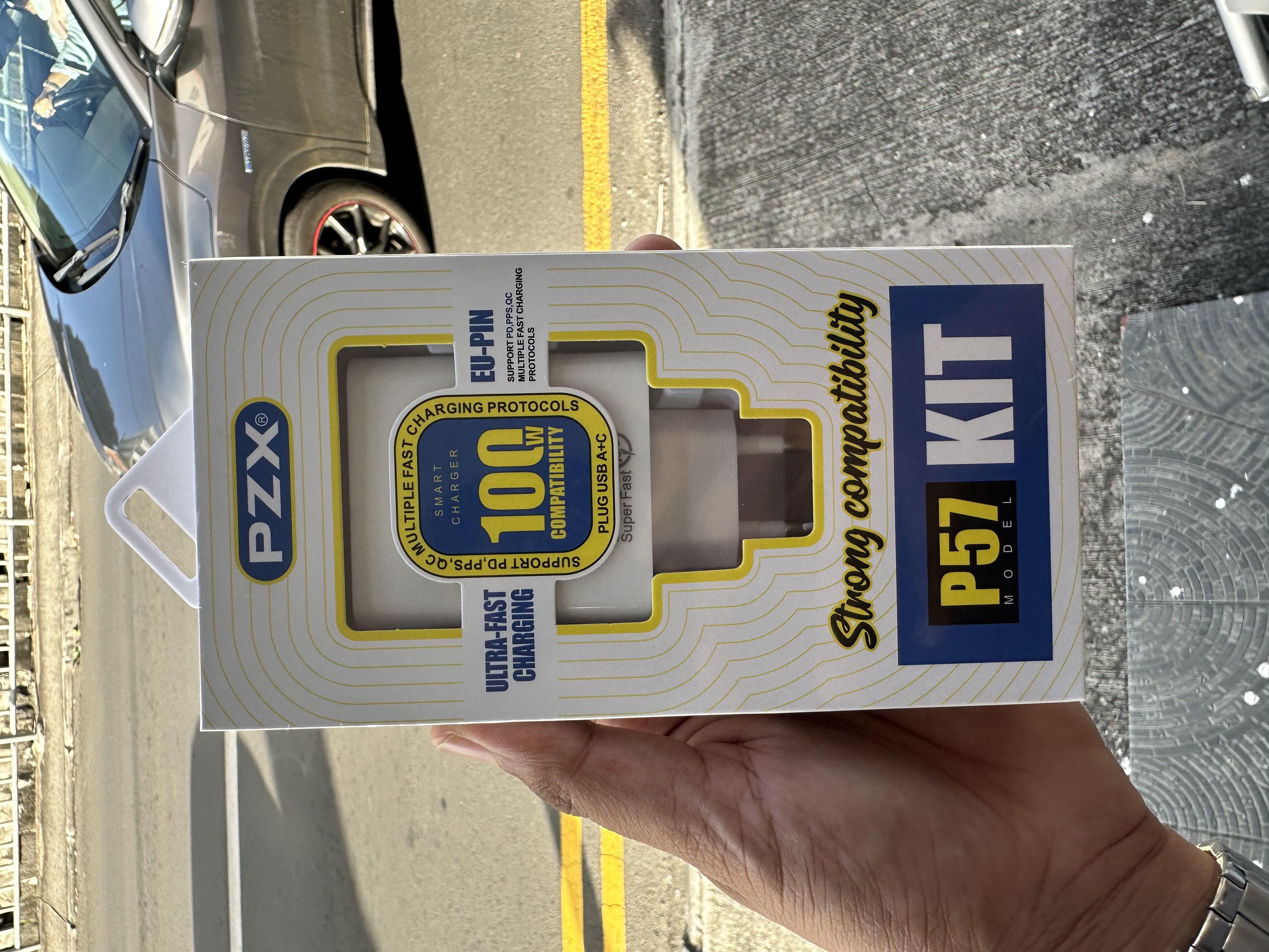 PZX P57 100W Fast Charger Kit (EU Pin)